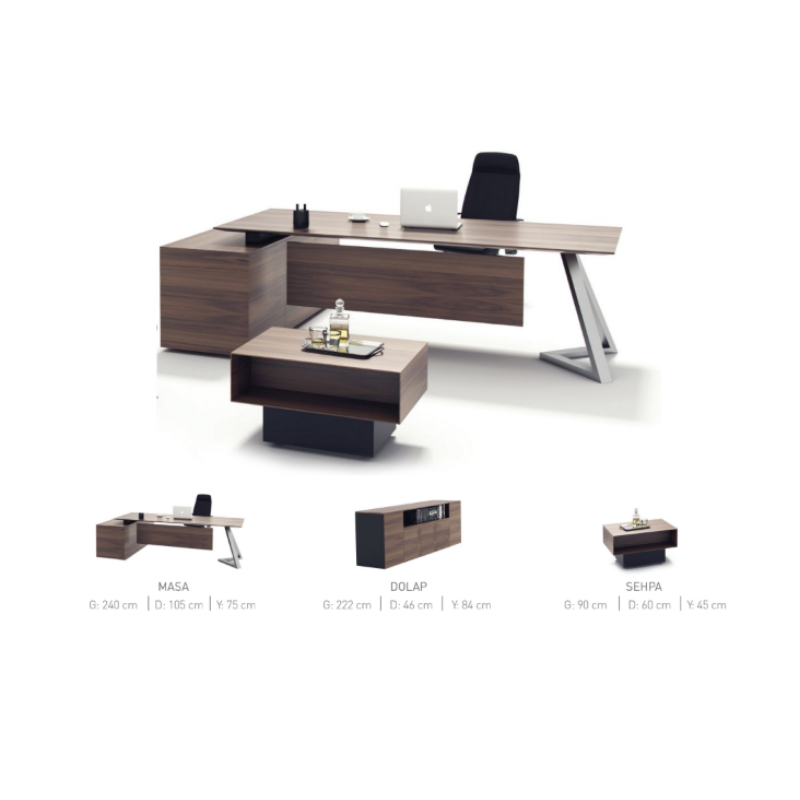 Orson Yönetici Masa Takımı - Görsel 2