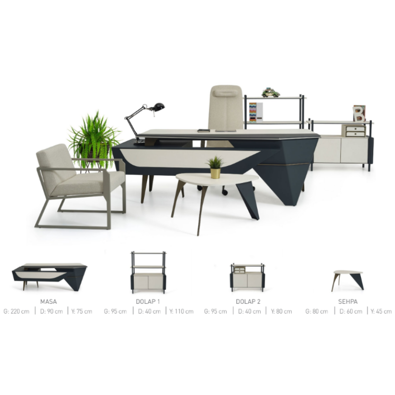 Curve Personel Masa Takımı - Görsel 2